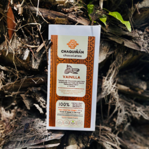 Tableta de chocolate aromatizada con vainilla (100g)